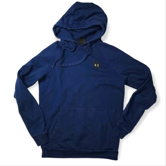 Under Armour Tops - Under Armour Pullover Hoodie Small Dark Blue